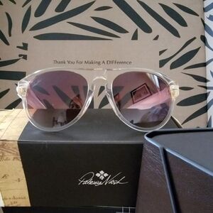 Patricia Nash Clear and Purple Sunglasses